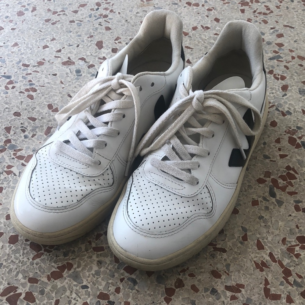 Veja White and Black Women's Sneakers